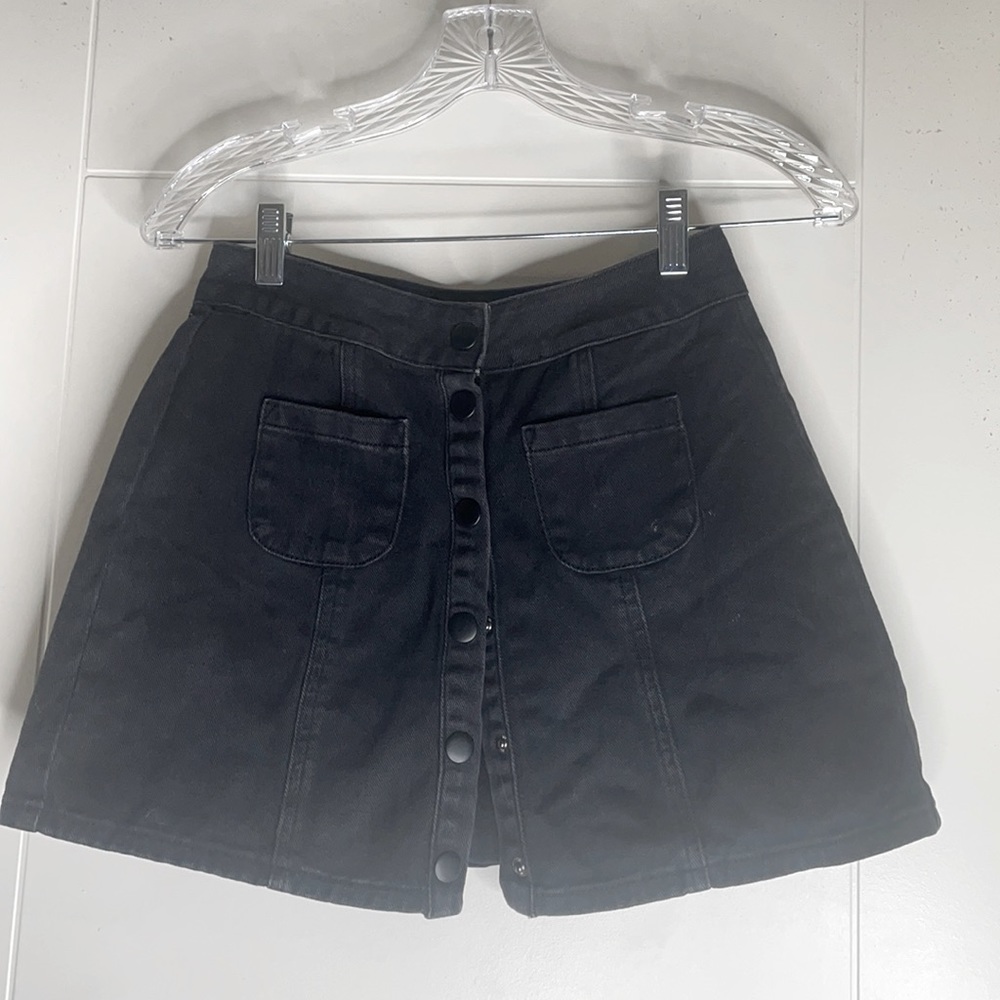 Melville denim mini skirt